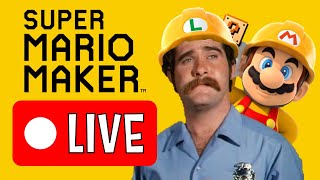 LIVE: Playing Super Mario Maker Levels with Pretendo!