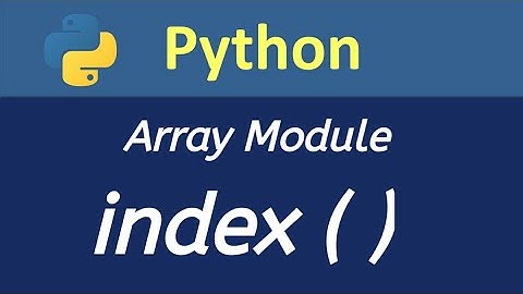 index method Python in Hindi