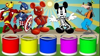 Mickey Mouse Coloring Body And Finger Family Song