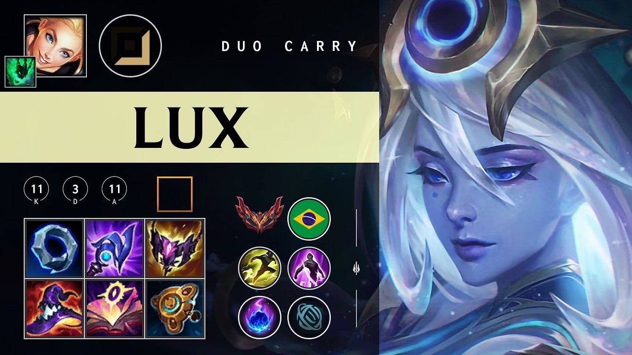 Lux Carry vs Karthus - BR Grandmaster Patch 26.03