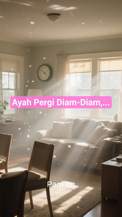 Ayah Pergi Diam-Diam, Tapi Meninggalkan Ini di Bawah Bantalku...