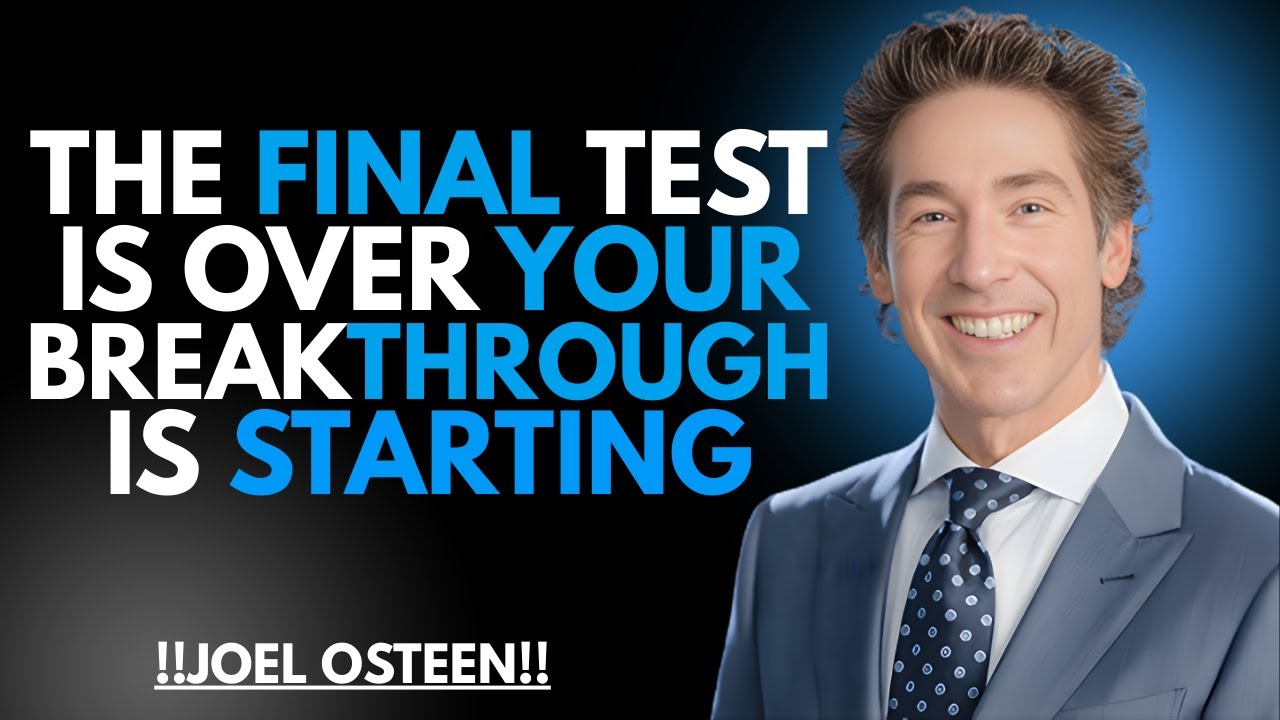 The Test Was Never to Break You, It Was to Prepare You || Joel Osteen | BEST MOTIVATIONAL SPEECH