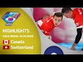 HIGHLIGHTS: Canada v Switzerland - Men&#39;s gold medal game - World Junior Curling Championships 2020