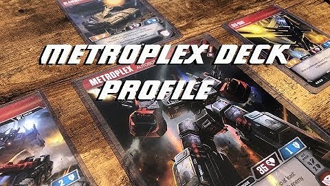 Transformers TCG: Metroplex deck profile!
