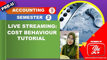 Cost Behaviour : Variable Cost, Fixed Cost & Mixed Cost ( Tutorial)