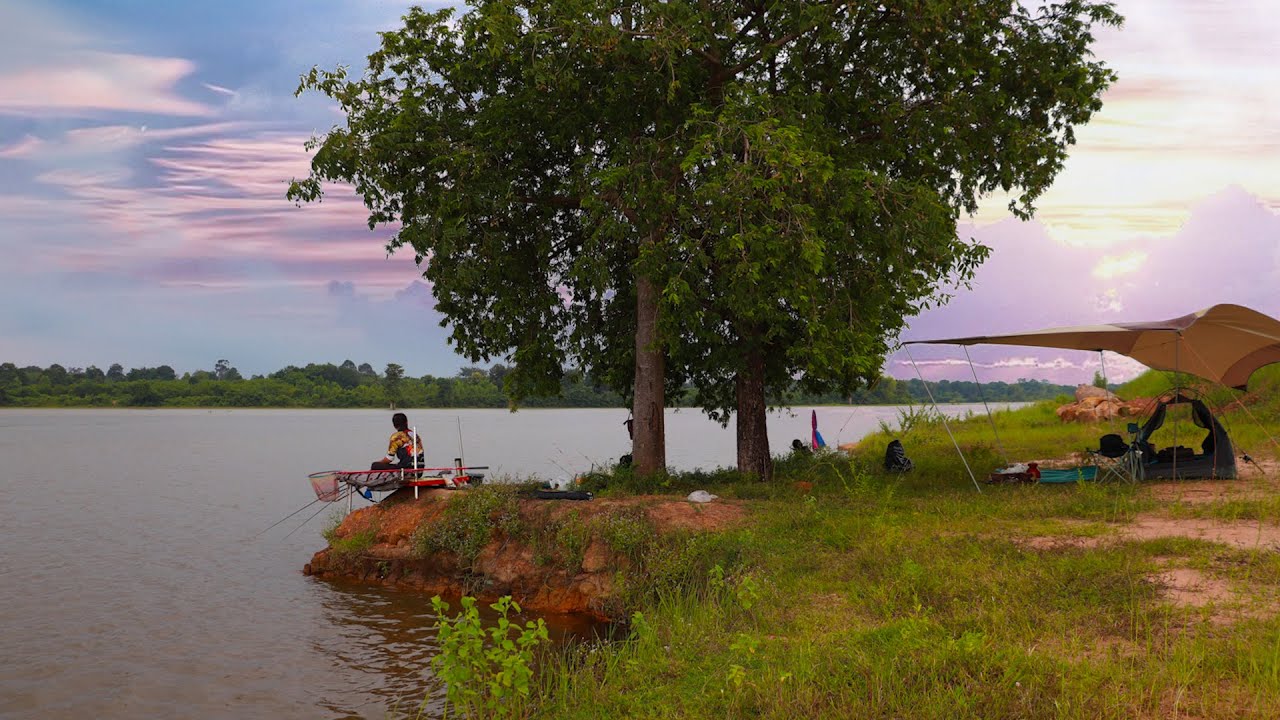 ใต้ต้นมะขาม ตามล่าไอ้กล้ามใหญ่ มันมาตอนกลางคืน P.NU FISHING