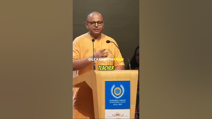 The Student Who Taught The Teacher!! | Gaur Gopal Das