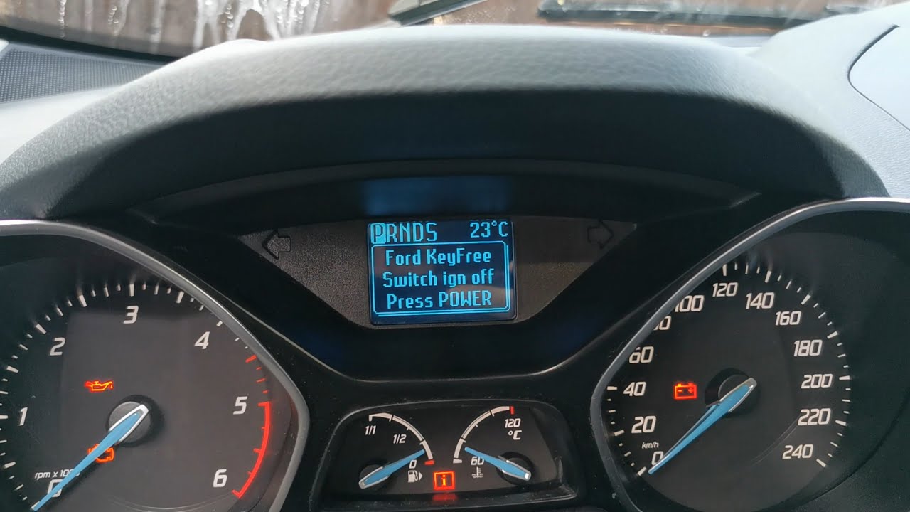 Ford CMax (&Focus) How to stop chime Ford KeyFree Switch ign off