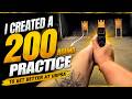I Created a 200 Round Practice to Get Better at USPSA