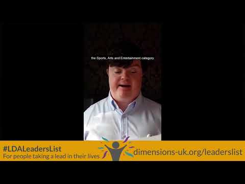 Liam Bairstow introduces the 2020 Learning Disability and Autism Leaders' list