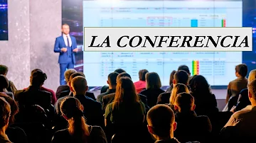 ¿Cuáles son las 3 partes de una conferencia?