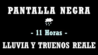 Lluvia y truenos para dormir - Sonidos para conciliar el sueño rápido y relajarse