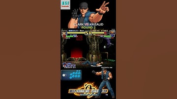 CLARK VS KRIZALID ROUND 2 KOF99 #kof99 #retrogames  #arcade #neogeo