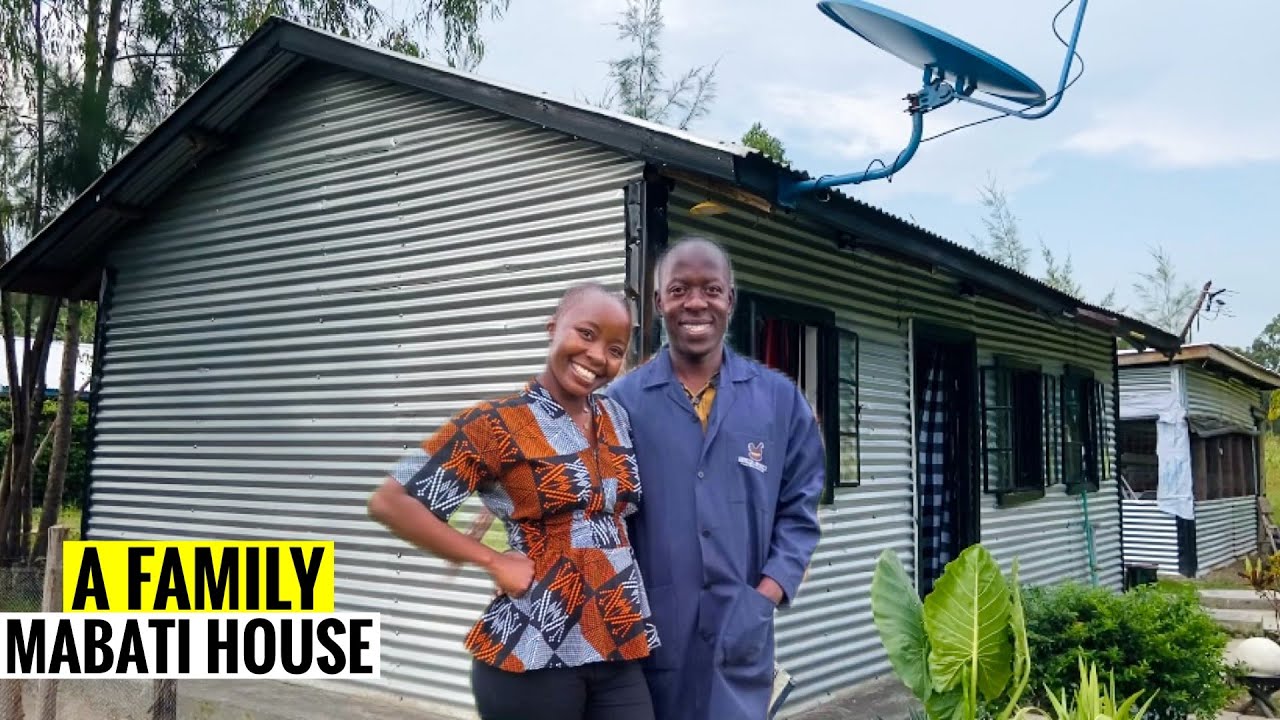A Young COUPLE Living LARGE in a tiny Mabati House!
