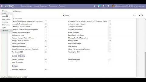 Sales Unit Price Access Odoo