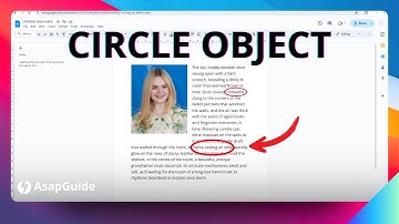 How to Circle Something in Google Docs