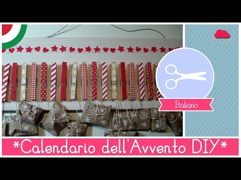 Tutorial Natale fai da te: Calendario dell'Avvento fai da te che diventa un porta-foto (DIY)