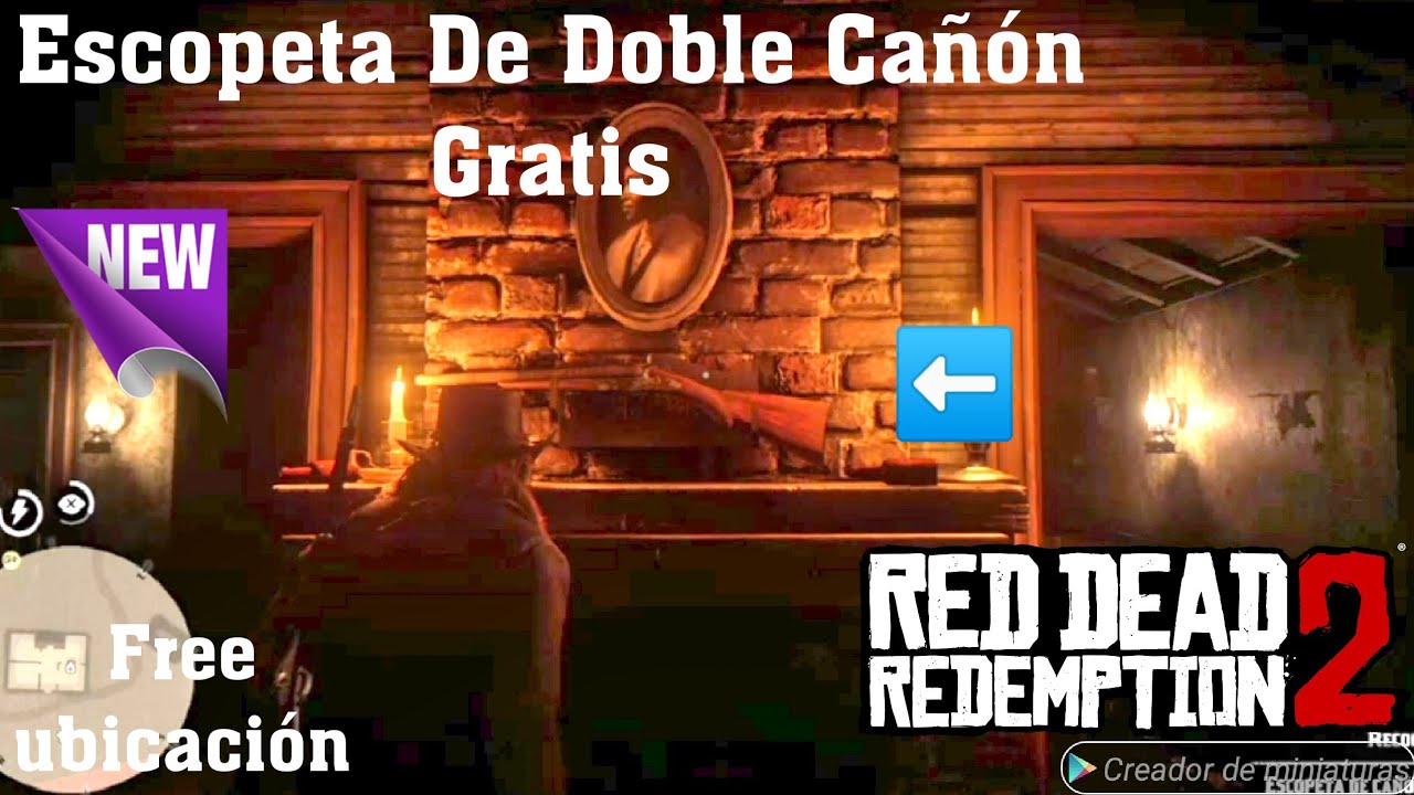 * ESCOPETA DE DOBLE CAÑÓN GRATIS * RED DEAD REDENTION 2 (FREE UBICACIÓN) XBOX ONE \PS4