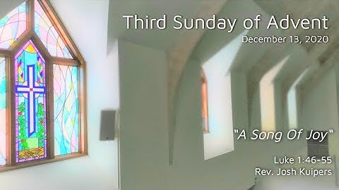 Advent Week 3- A Song Of Joy