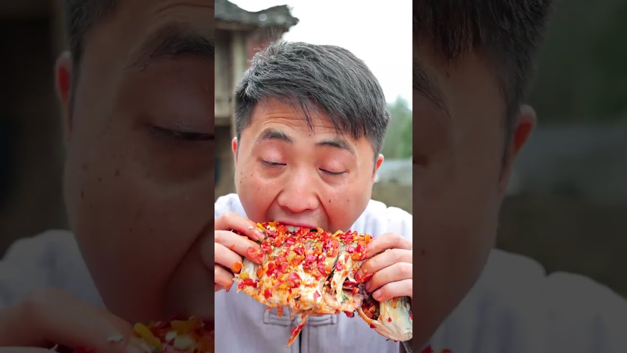 Mukbang Chopped Pepper Fish Chilli Fatsongsong And Thinermao Funny
