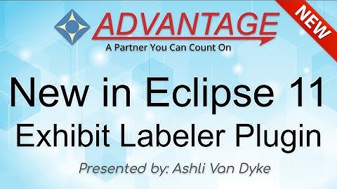 New in Eclipse 11: Exhibit Labeler Plugin