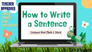 How to Write a Sentence for Kids |  Using Capitals, Subject, Verb and Punctuation screenshot 5