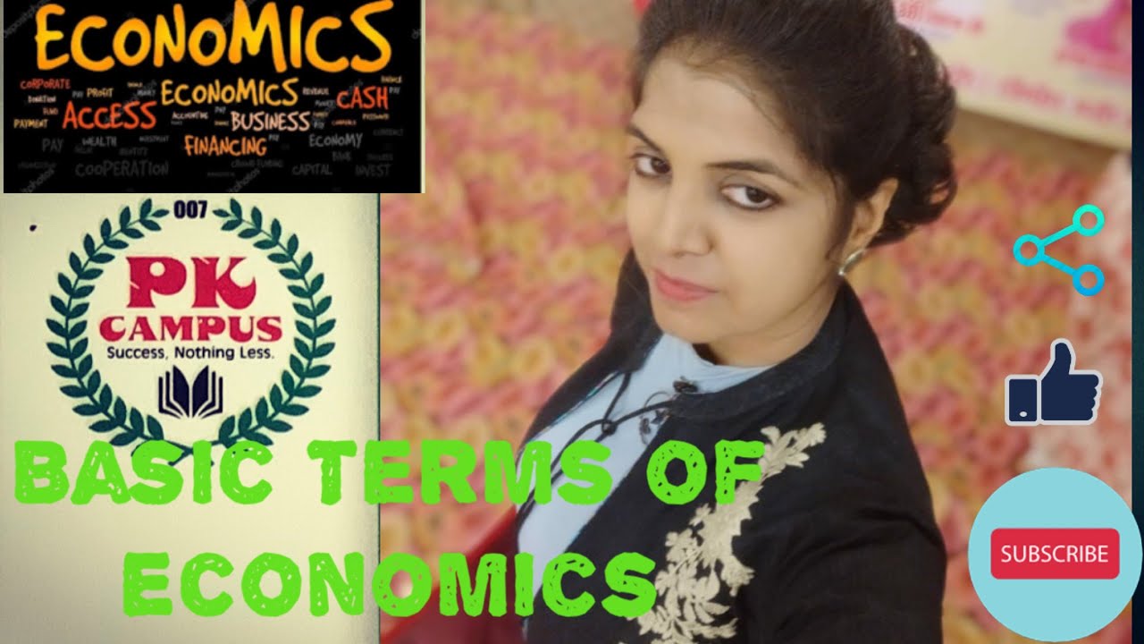 Basic terms of economics youtube