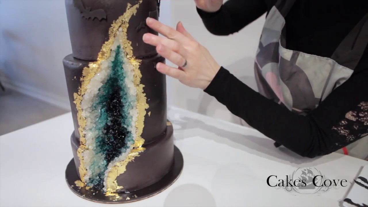 Batcave Geode Wedding Cake You Batcave Geode Wedding Cake