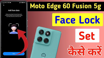 Motorola edge 60 fusion 5g me face lock kaise set kare / how to face lock in moto edge 60 fusion,