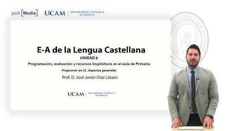 E-A de la Lengua Castellana - Unidad 6. Programar en Lengua Castellana - José Javier Díaz
