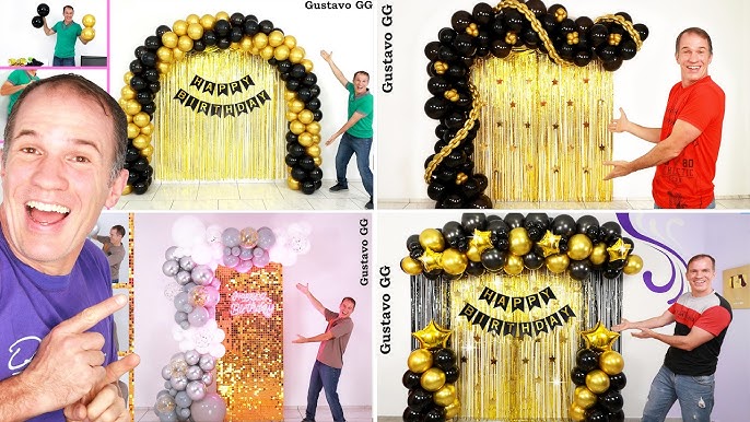 Balloon arch tutorial 😊🌸 balloon decoration ideas - birthday decoration  ideas at home 