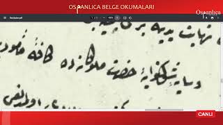 İlmühaber - Osmanlıca Belge Okumaları 38 Ders