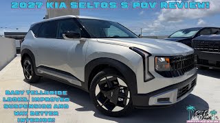 The BEST SUV In Its Segment Period! 2027 Kia Seltos S POV Review. 
