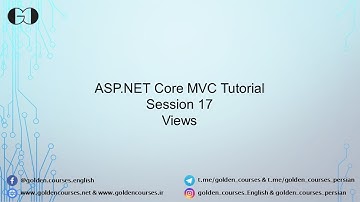 Views in MVC – Session 17