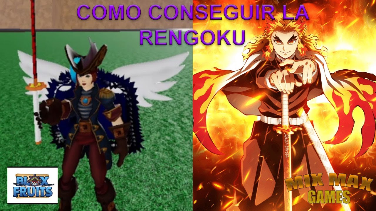 FIQUEI INVENCIVEL COM A ESPADA DO RENGOKU NO BLOX FRUITS !! 