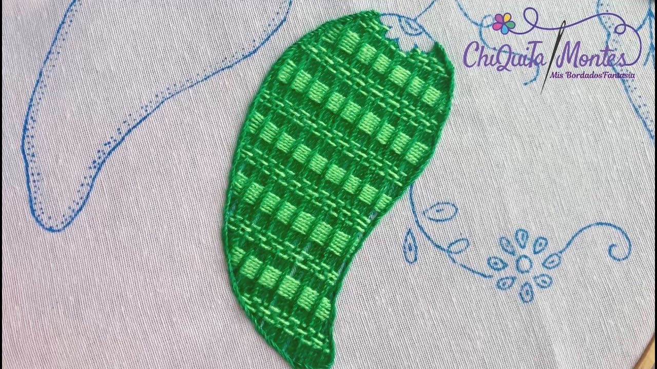 Bordado Fantasía Chile 2 / Hand Embroidery Pepper with Fantasy Stitch