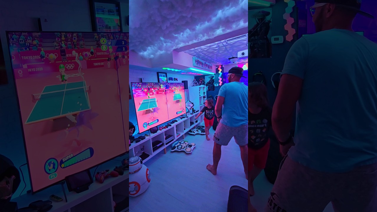 Table tennis is super fun👉Mario&Sonic Olympic games #nintendo #nintendoswitch #gameplay