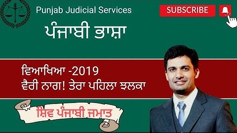 PCSJ Punjabi exam 2019 Solved। Punjabi language Previous years solved । PCSJ 2022 ।