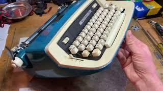 ‘Pretty Penelope’ 1979 Royal Custom  III portable typewriter