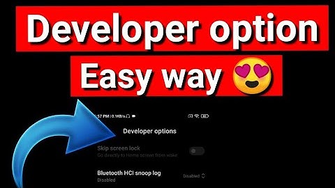 How to enable developer option in poco m2 pro phone