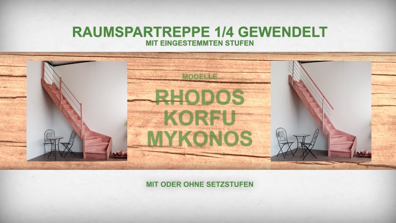 Raumspartreppe 1 4 Gewendelt Montageanleitung Starwood Treppenshop Youtube