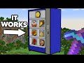 I built a working vending machine in minecraft