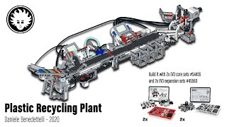 LEGO MINDSTORMS EV3 Plastic Recycling Plant Model