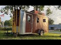 Trailer Camper Conversion: It's Starting to Look Like a Caboose!