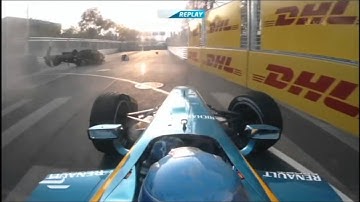 Formula E Beijing 2014 Horror crash Heidfeld