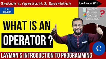 6.1. Introduction to operators in C | Complete C programming course | Sunil Dhimal