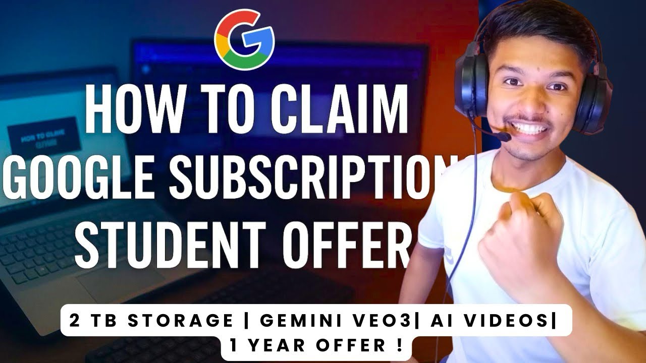 2TB Storage & Gemini Pro Free for 1 Year | Google Student Offer ...