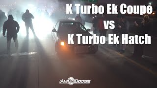 K Turbo Ek vs K Turbo ek hatch (team suttin lite)