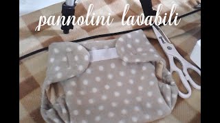 come realizzare un pannolino lavabile tutorial DIY