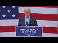 Chants Of "4 More Years" Heard From Trump Supporters During Biden’s Speech